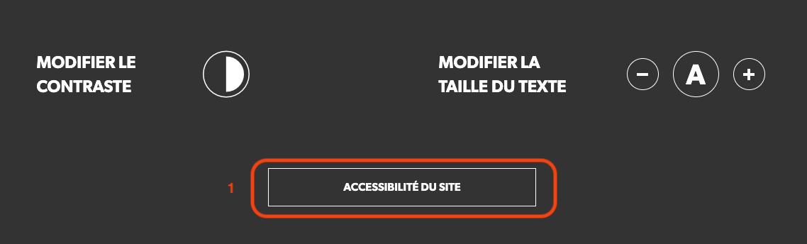 Volet accessibilité
BRGM
Volet accessibilité