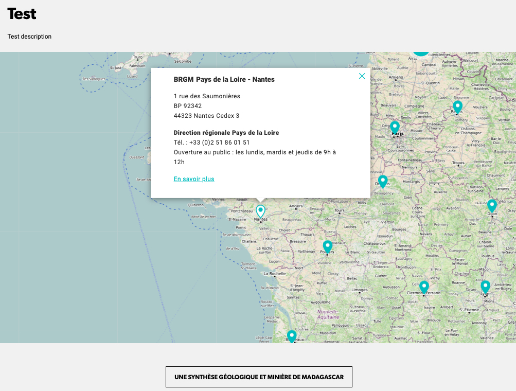 Paragraphe Territoires
BRGM
Territoires