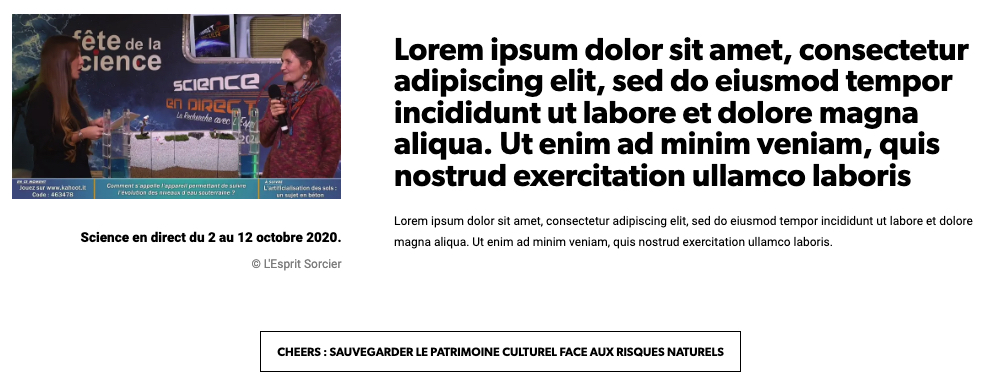 Paragraphe Texte et image
BRGM
Texte et image