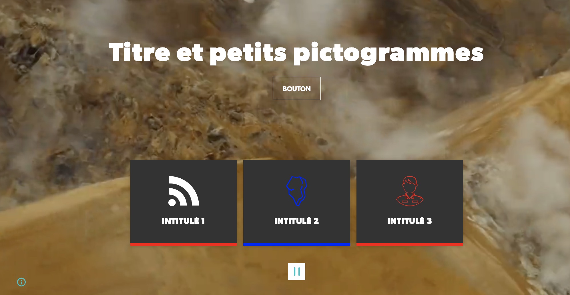 Paragraphe Titre et petits pictogrammes
BRGM
Titre et petits pictogrammes